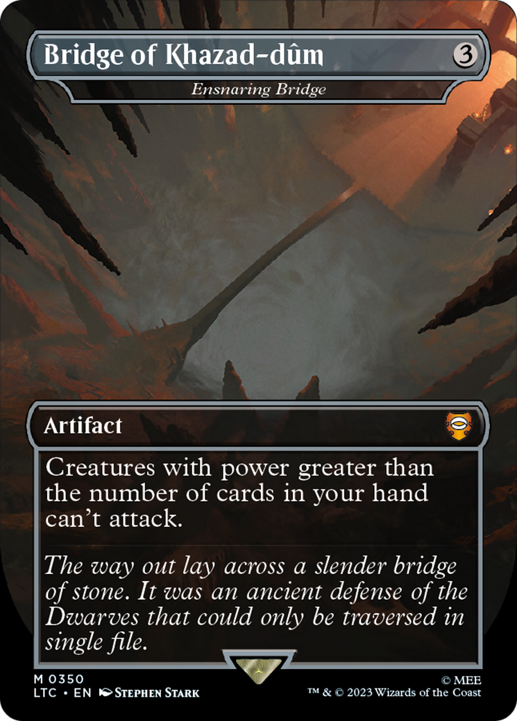 Ensnaring Bridge (LTC-350) -  / Bridge of Khazad-dûm (Borderless) Foil