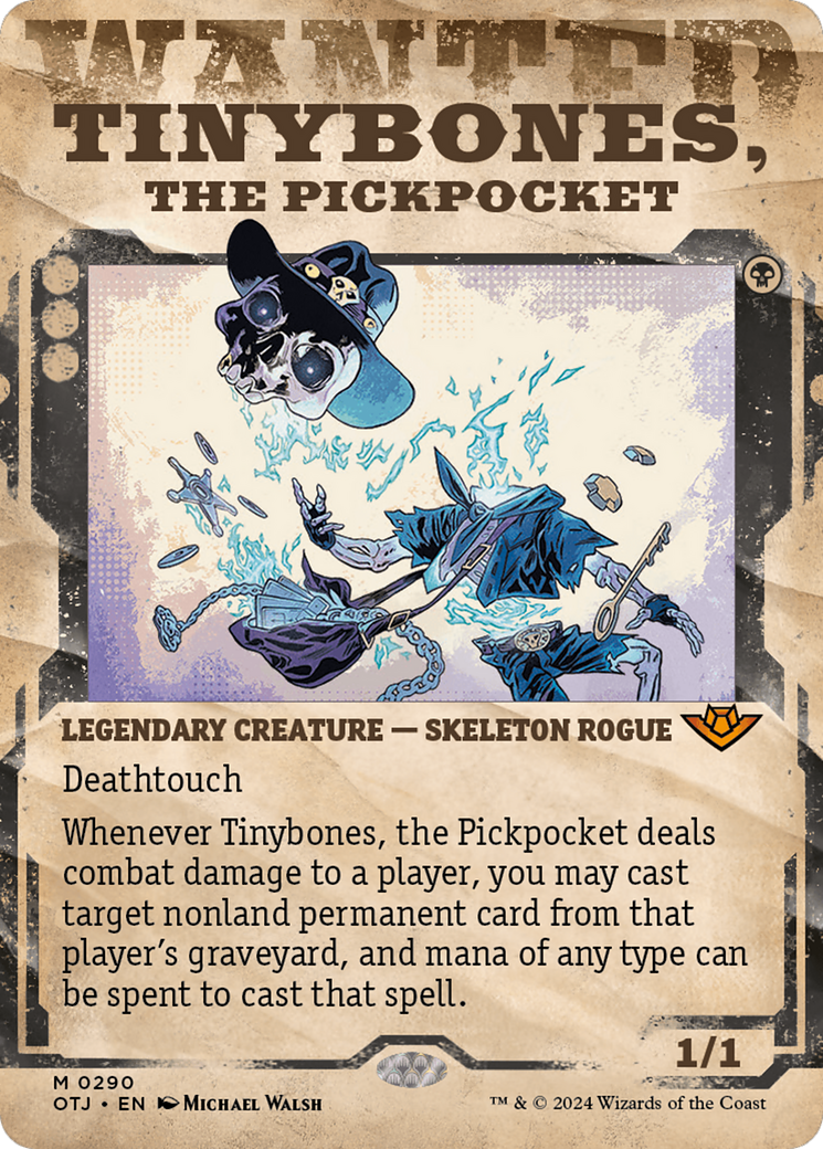 Tinybones, the Pickpocket (OTJ-290) - : (Showcase) (Borderless) Foil