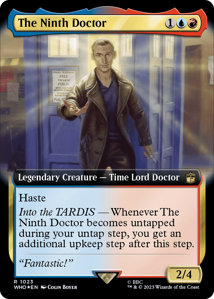 The Ninth Doctor (WHO-1023) - : (Extended Art) Foil