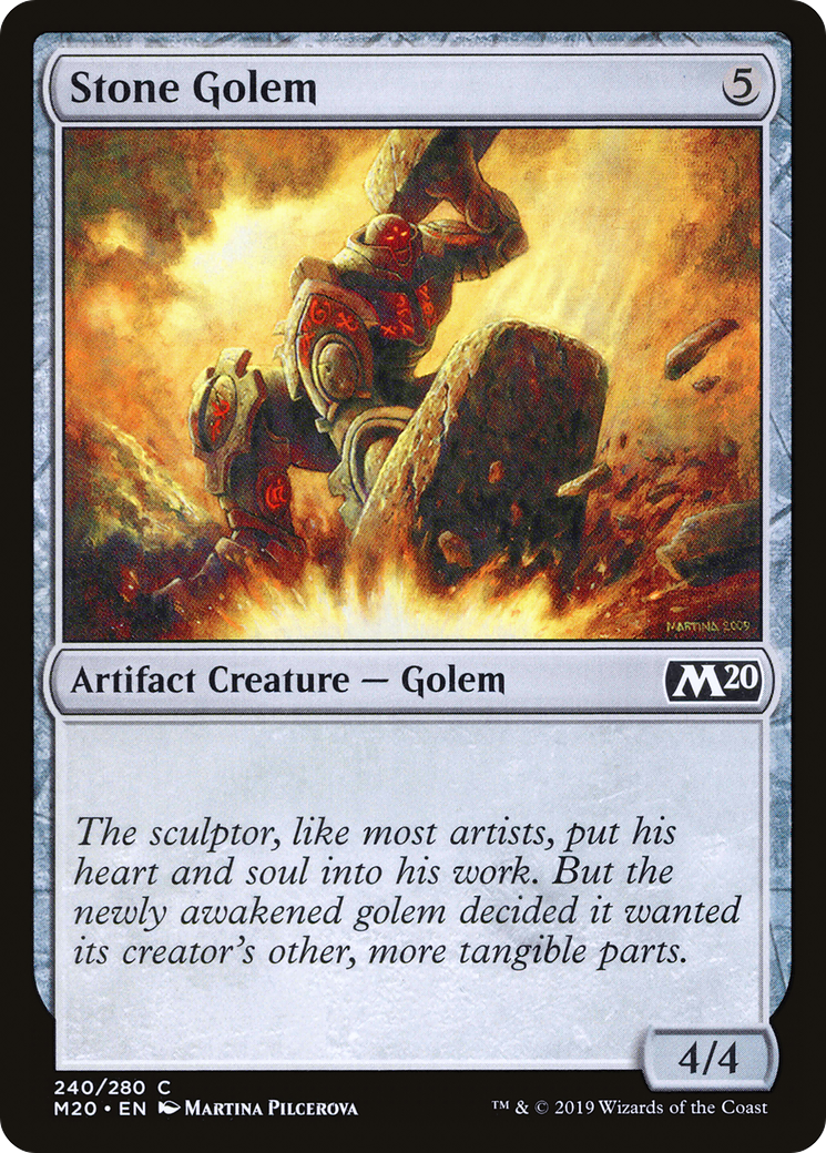 Stone Golem (M20-240) -  Foil