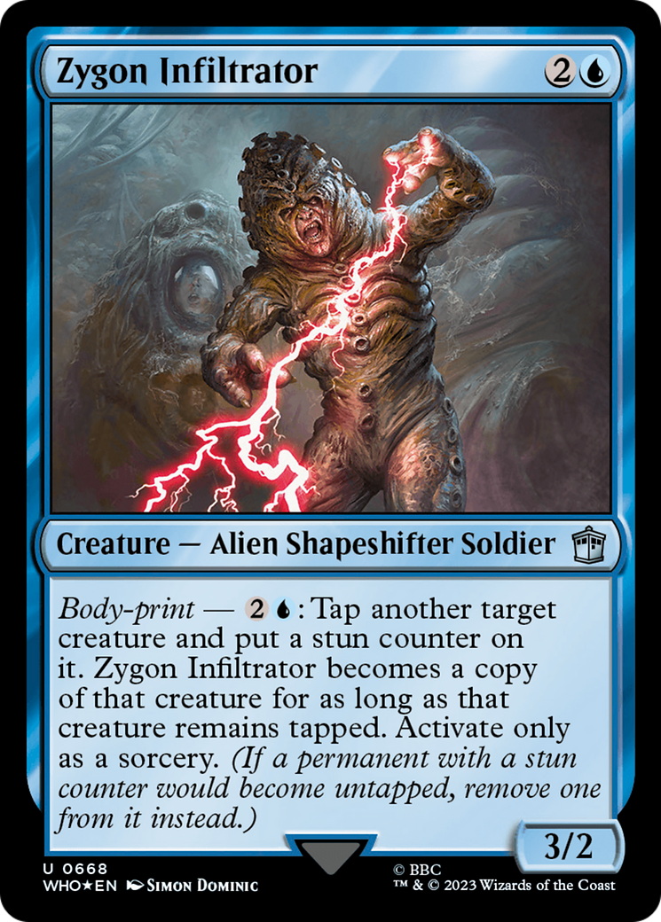 Zygon Infiltrator (WHO-668) -  Foil