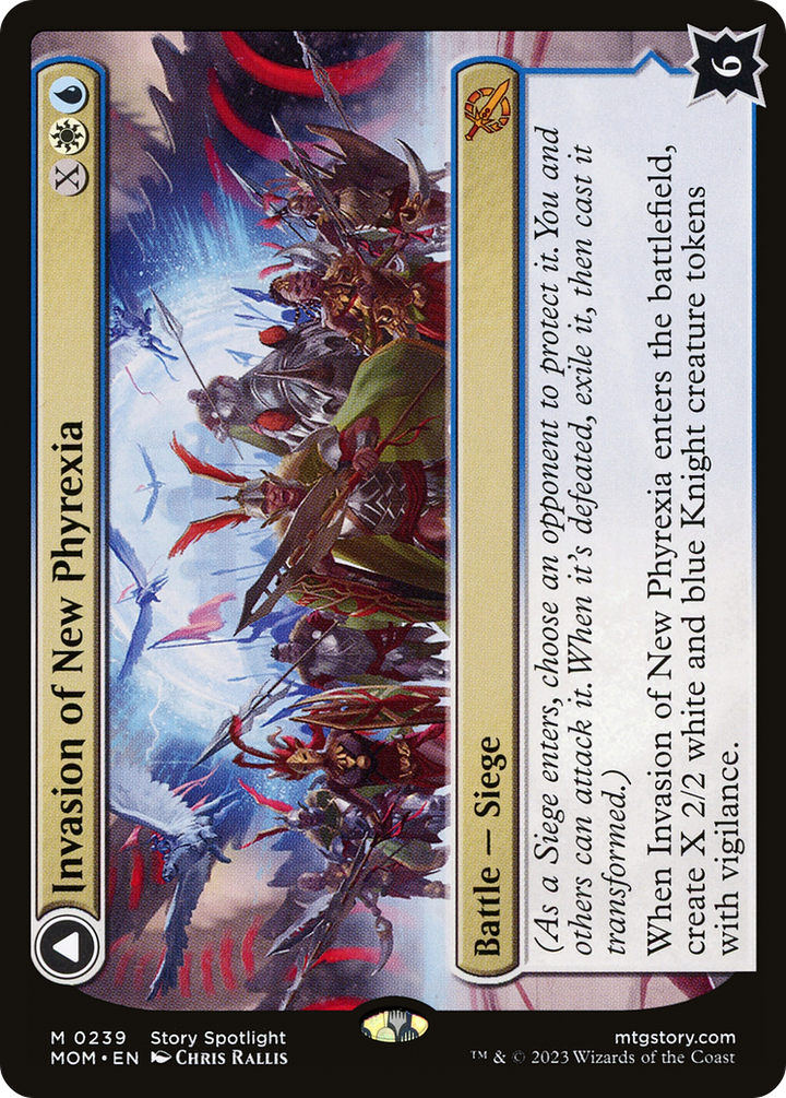 Invasion of New Phyrexia // Teferi Akosa of Zhalfir (MOM-239) -