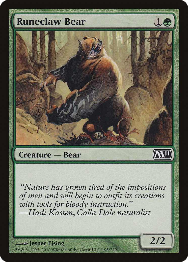 Runeclaw Bear (M11-195) -