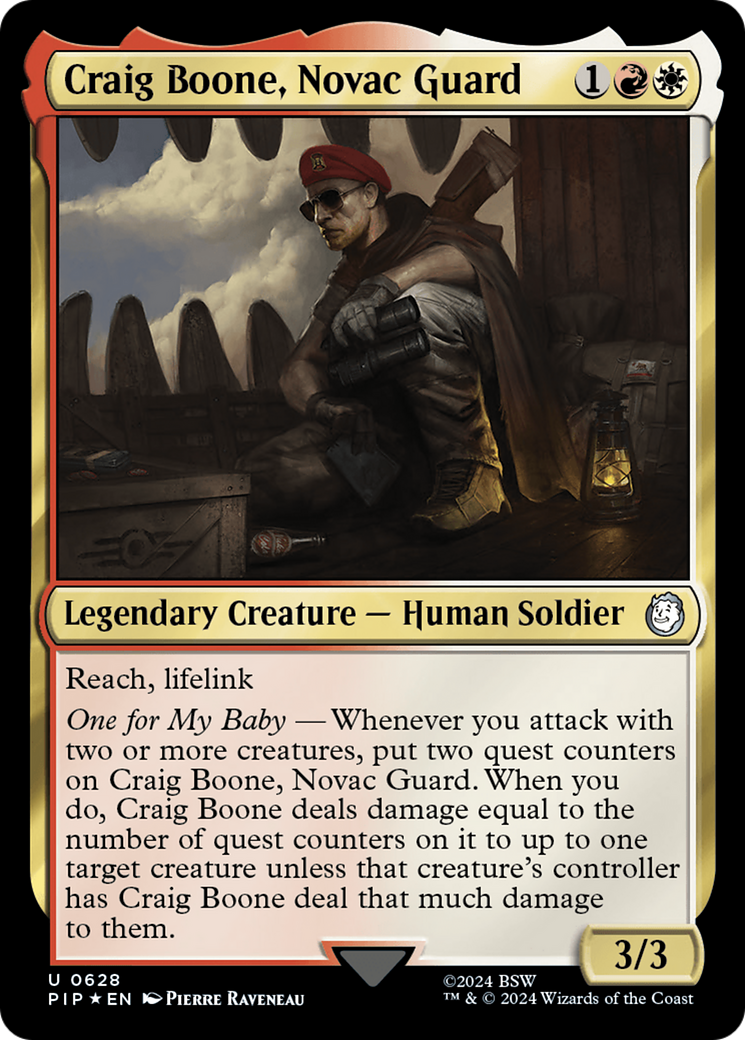 Craig Boone, Novac Guard (PIP-628) -  Foil