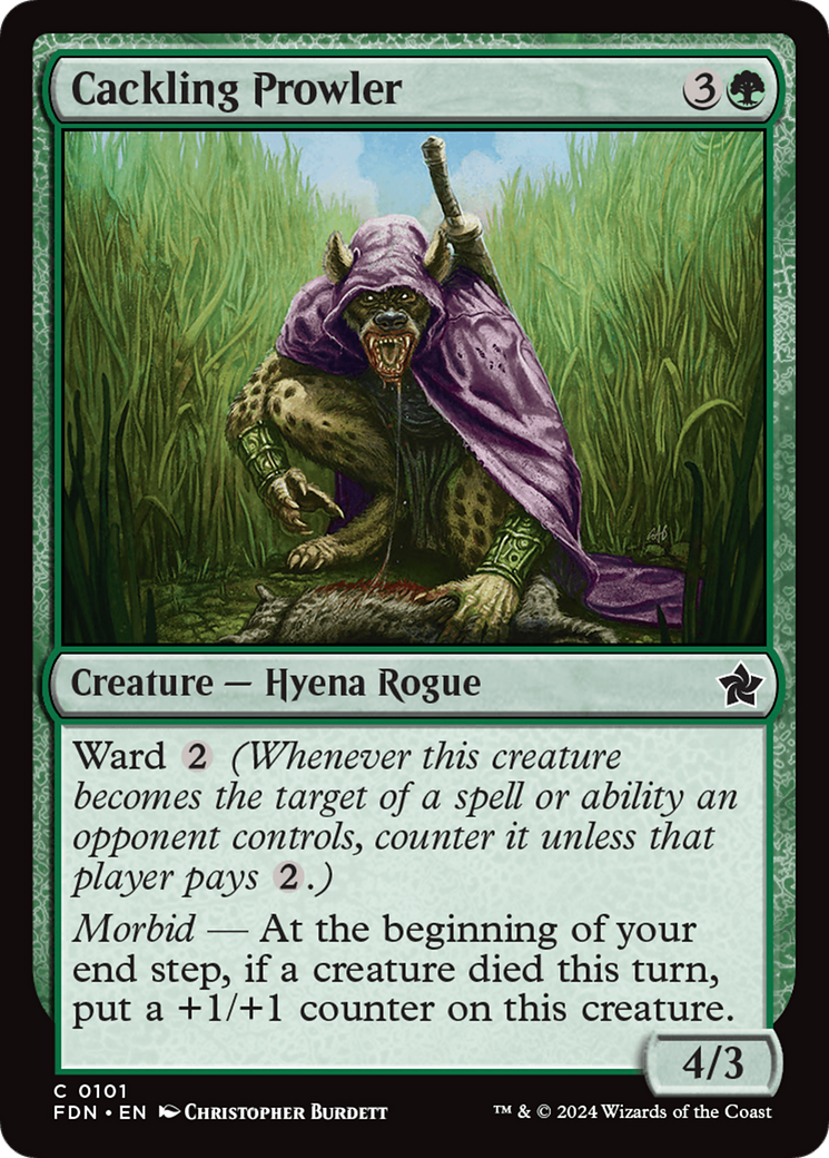 Cackling Prowler (FDN-101) -  Foil