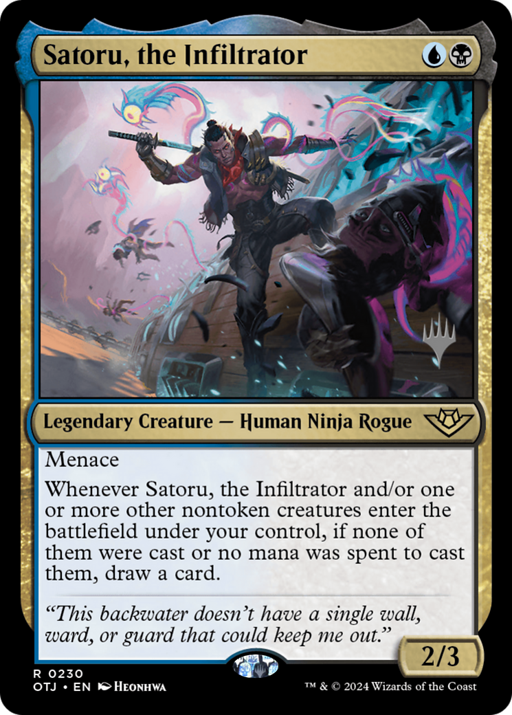 Satoru, the Infiltrator (PPOTJ-230P) -  Foil