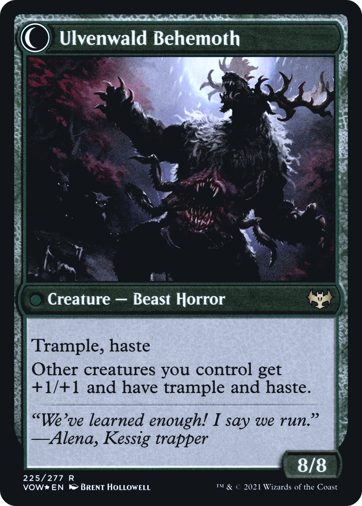 Ulvenwald Oddity // Ulvenwald Behemoth (PRE-225S) - : (Double Faced Transform) Foil