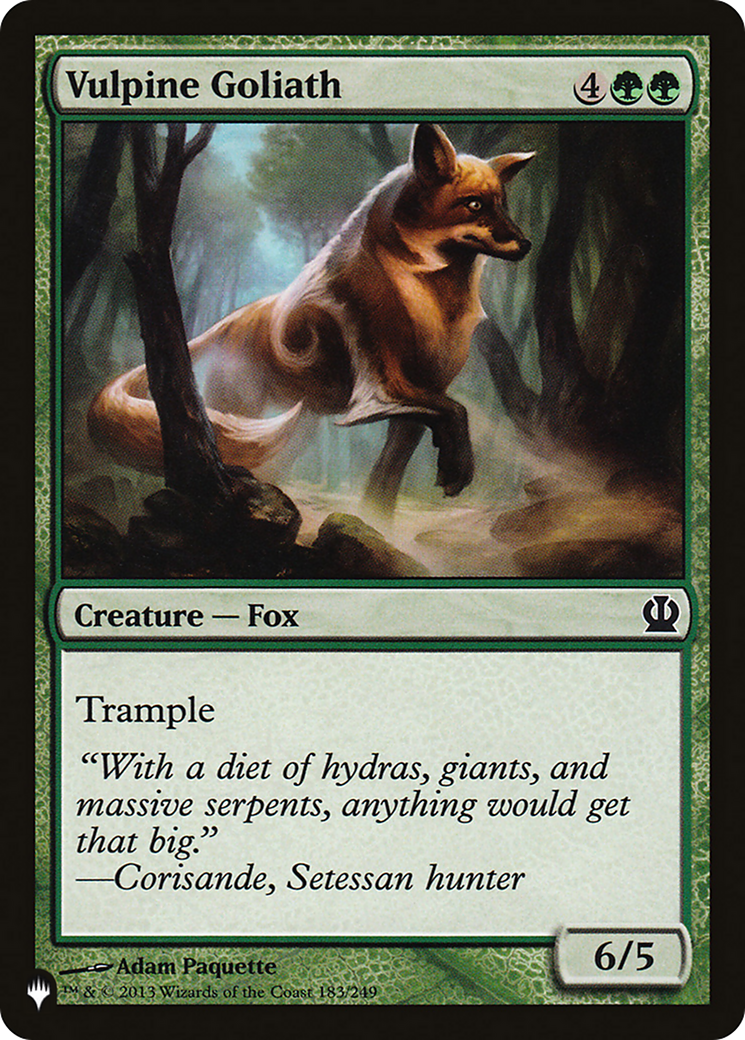 Vulpine Goliath (LIST-THS-183) -