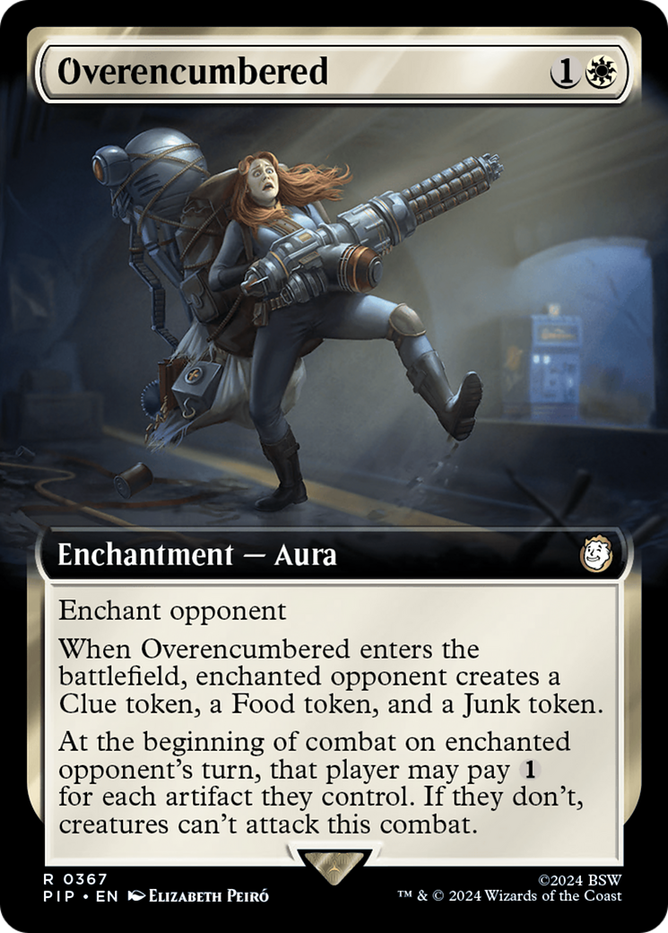 Overencumbered (PIP-367) - : (Extended Art) Foil