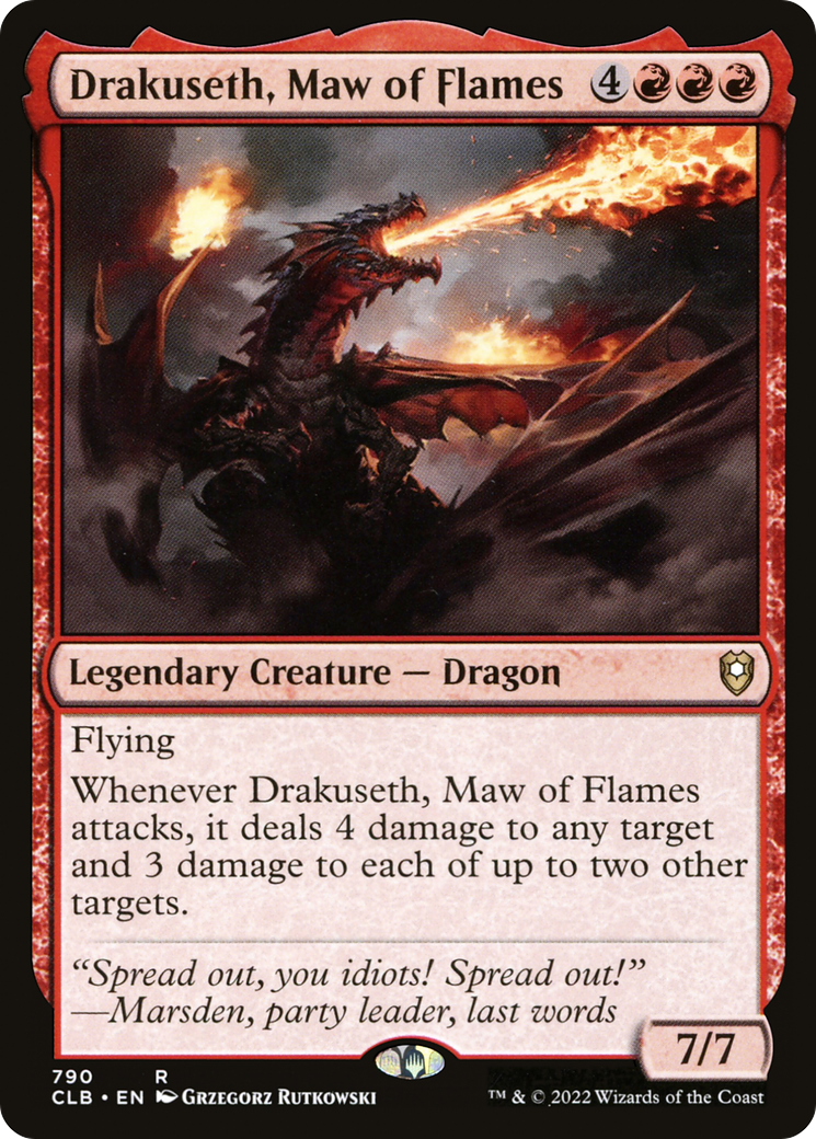 Drakuseth, Maw of Flames (CLB-790) -