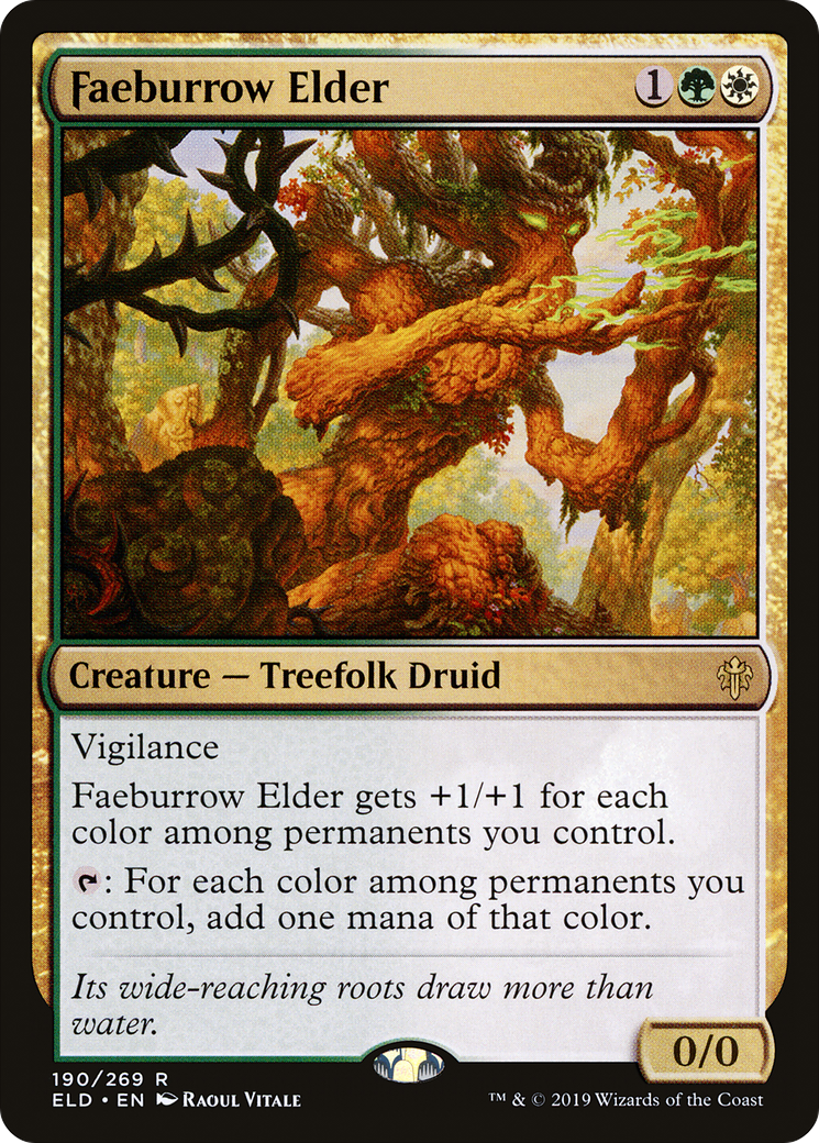 Faeburrow Elder (ELD-190) -  Foil