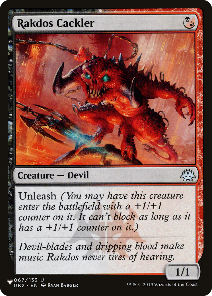 Rakdos Cackler (LIST-GK2-67) -