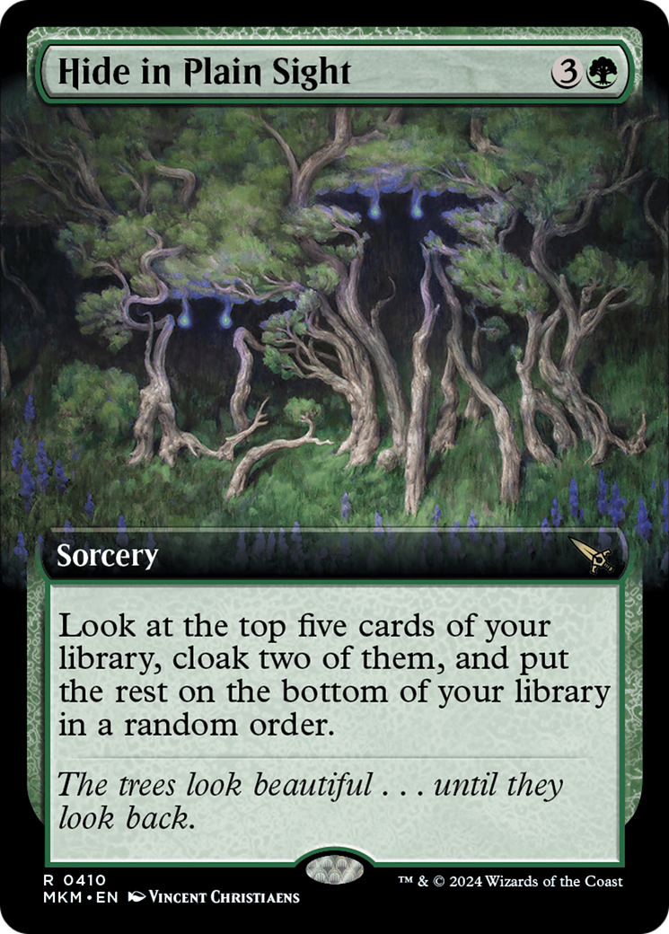 Hide in Plain Sight (MKM-410) - : (Extended Art) Foil