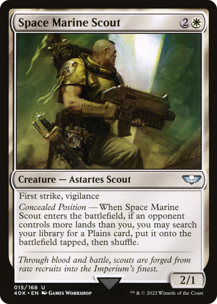 Space Marine Scout (40K-015) -