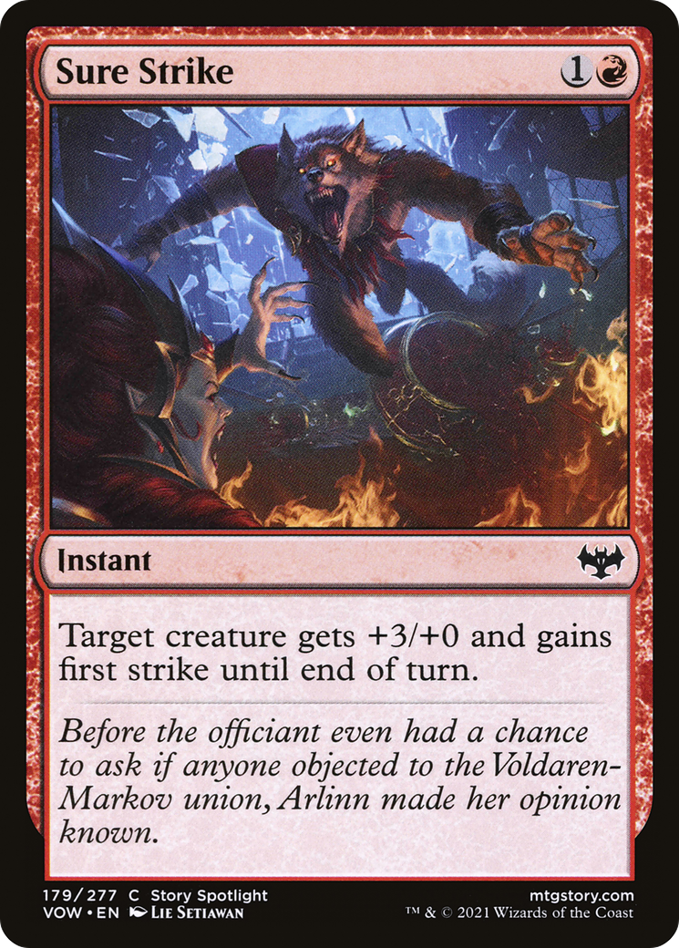 Sure Strike (VOW-179) -  Foil