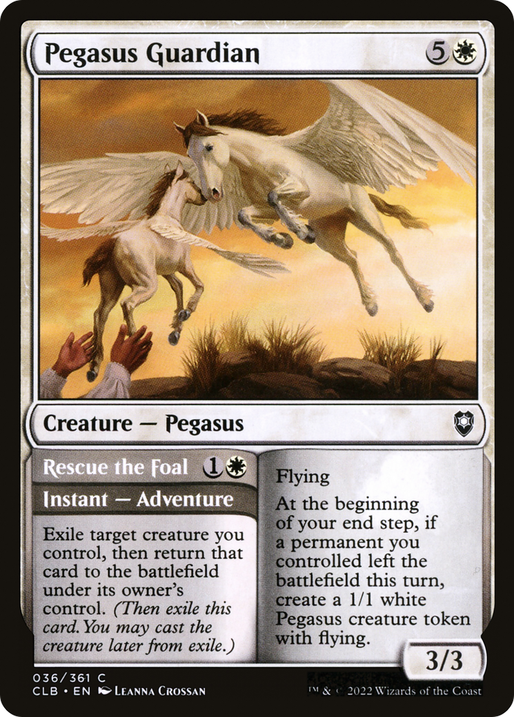 Pegasus Guardian // Rescue the Foal (CLB-036) -