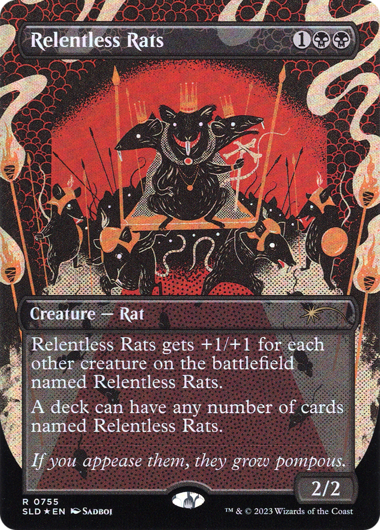 Relentless Rats (SLD-755) -  (Borderless) Foil