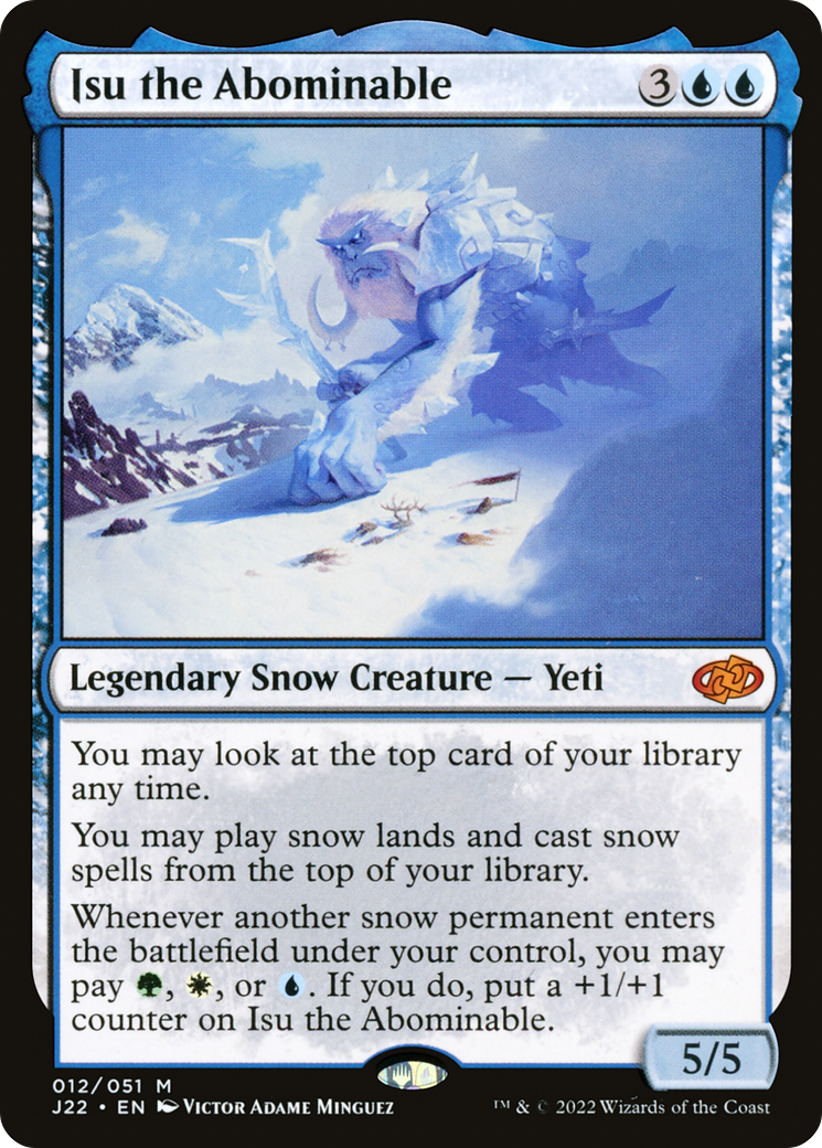 Isu the Abominable (J22-012) - : (snow)