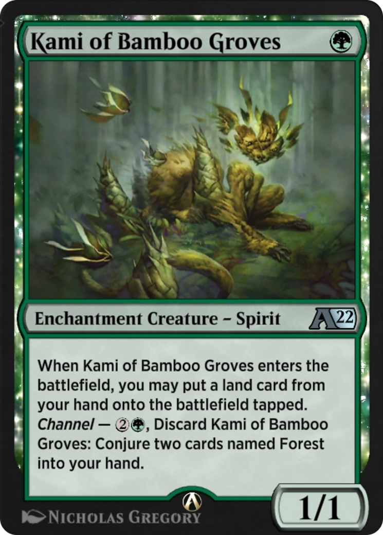 Kami of Bamboo Groves (YNEO-024) - : (enchantment)