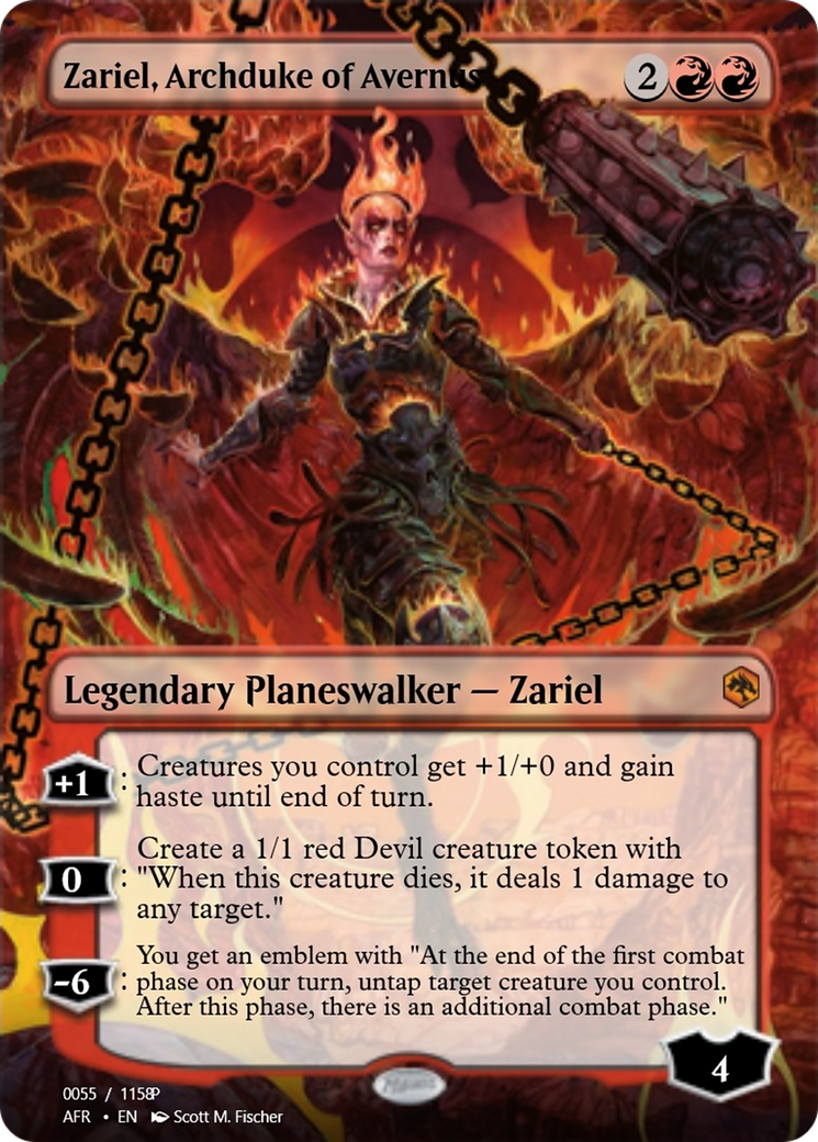 Zariel, Archduke of Avernus (PRM-92726) -  Foil