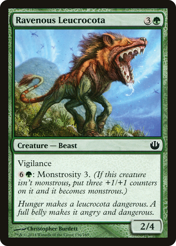 Ravenous Leucrocota (JOU-136) -  Foil