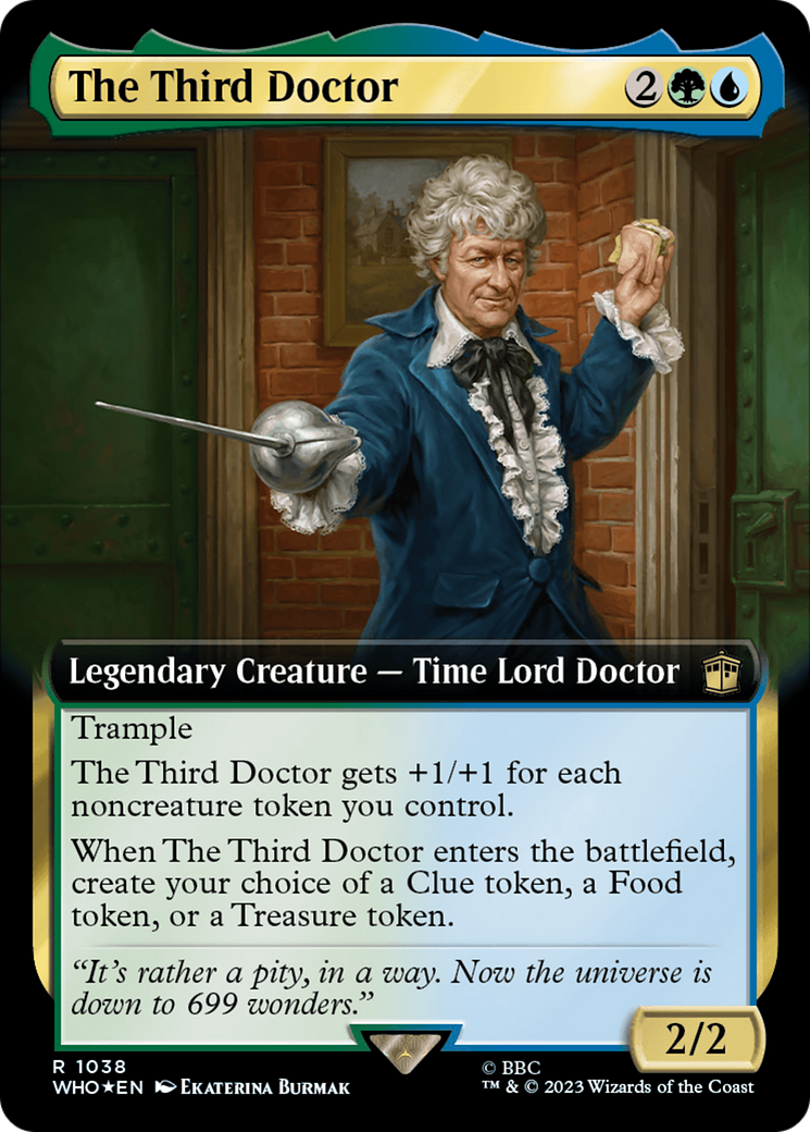 The Third Doctor (WHO-1038) - : (Extended Art) Foil