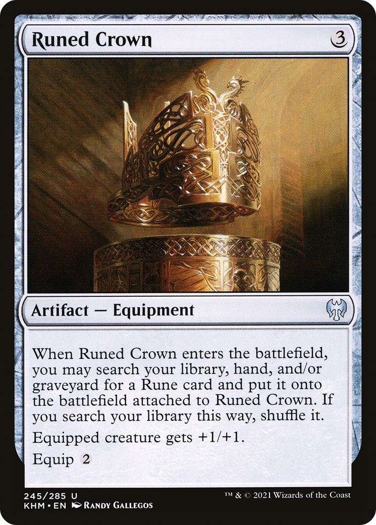 Runed Crown (KHM-245) -  Foil