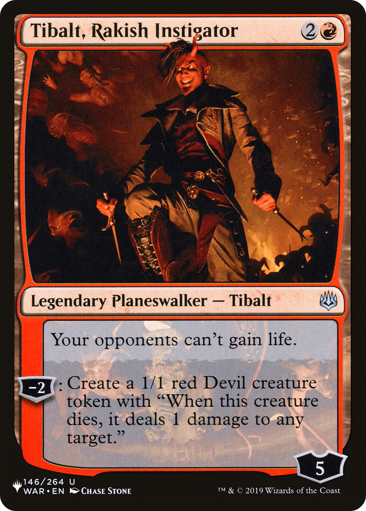 Tibalt, Rakish Instigator (LIST-WAR-146) -