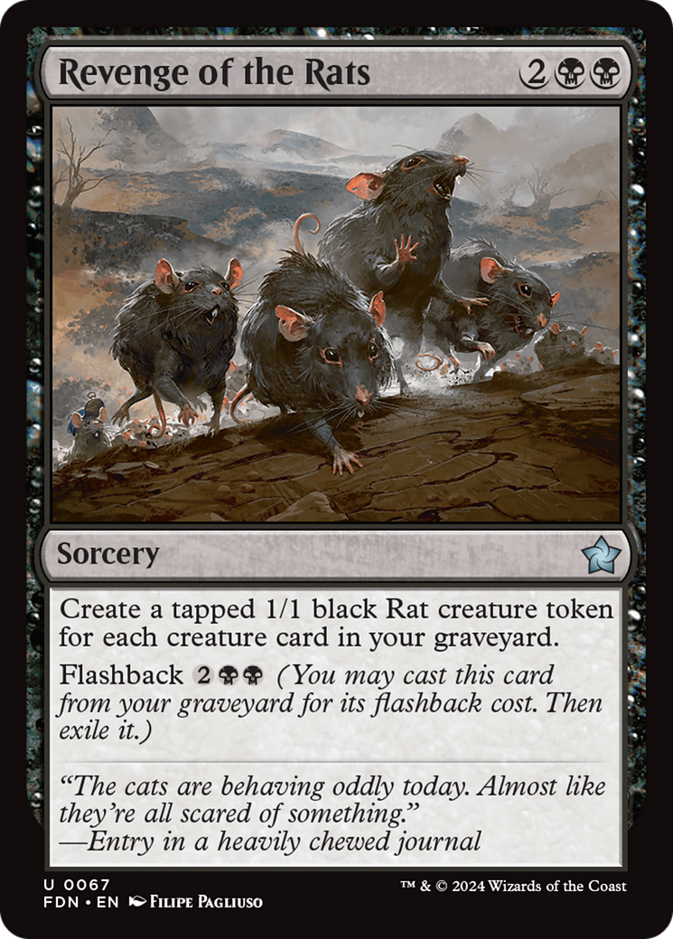 Revenge of the Rats (FDN-067) -  Foil