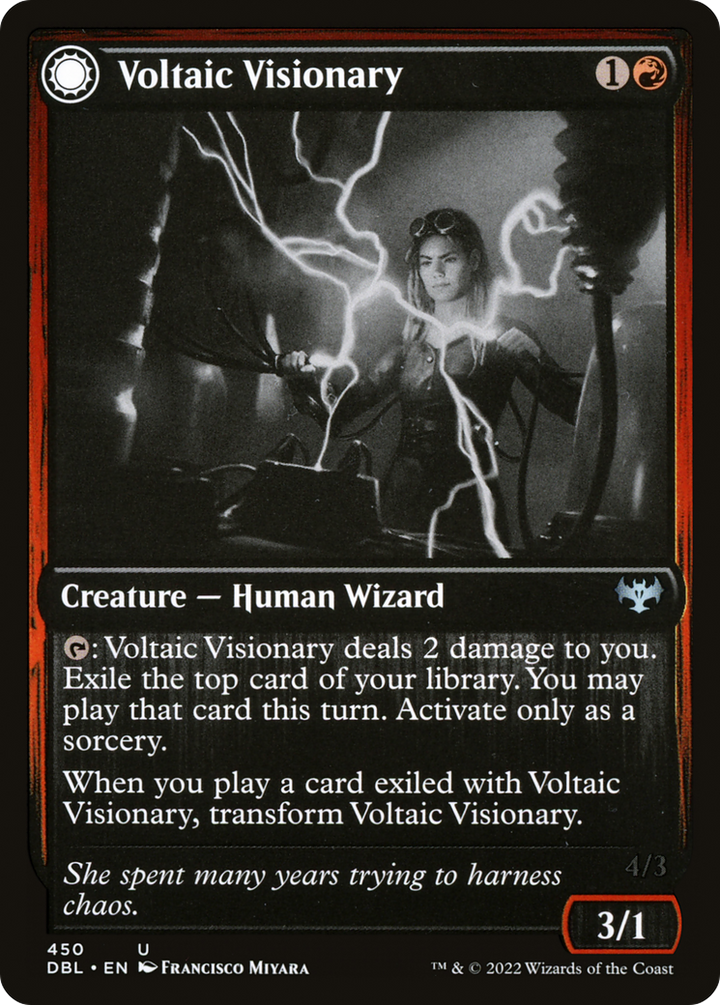 Voltaic Visionary // Volt-Charged Berserker (DBL-450) - : (Double Faced Transform)