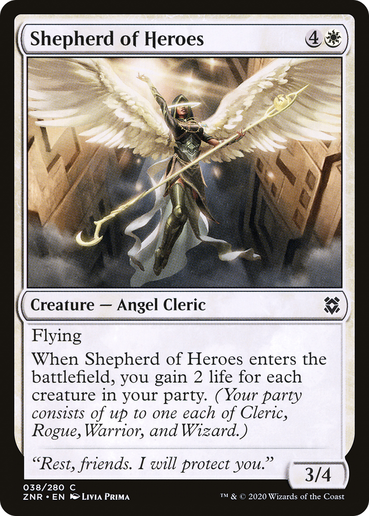 Shepherd of Heroes (ZNR-038) -  Foil