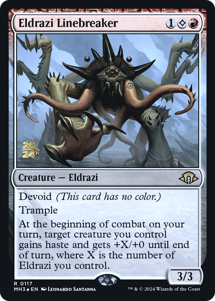 Eldrazi Linebreaker (PRE-117S) - : (devoid) Foil