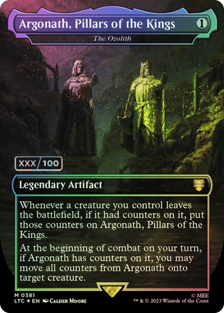 The Ozolith (LTC-381Z) -  / Argonath, Pillars of the Kings (Borderless) Foil