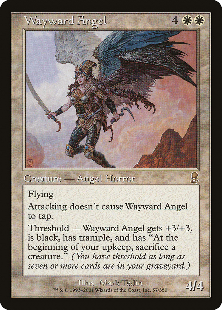 Wayward Angel (ODY-057) -  Foil