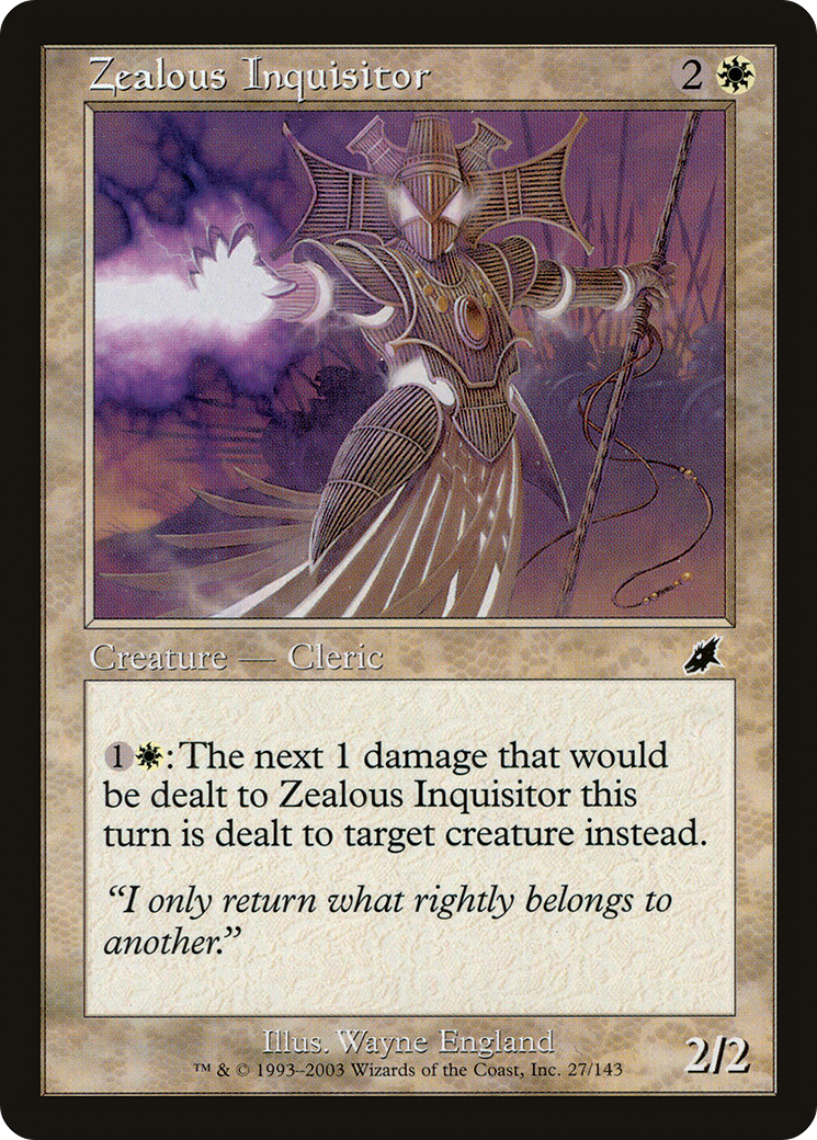 Zealous Inquisitor (SCG-027) -