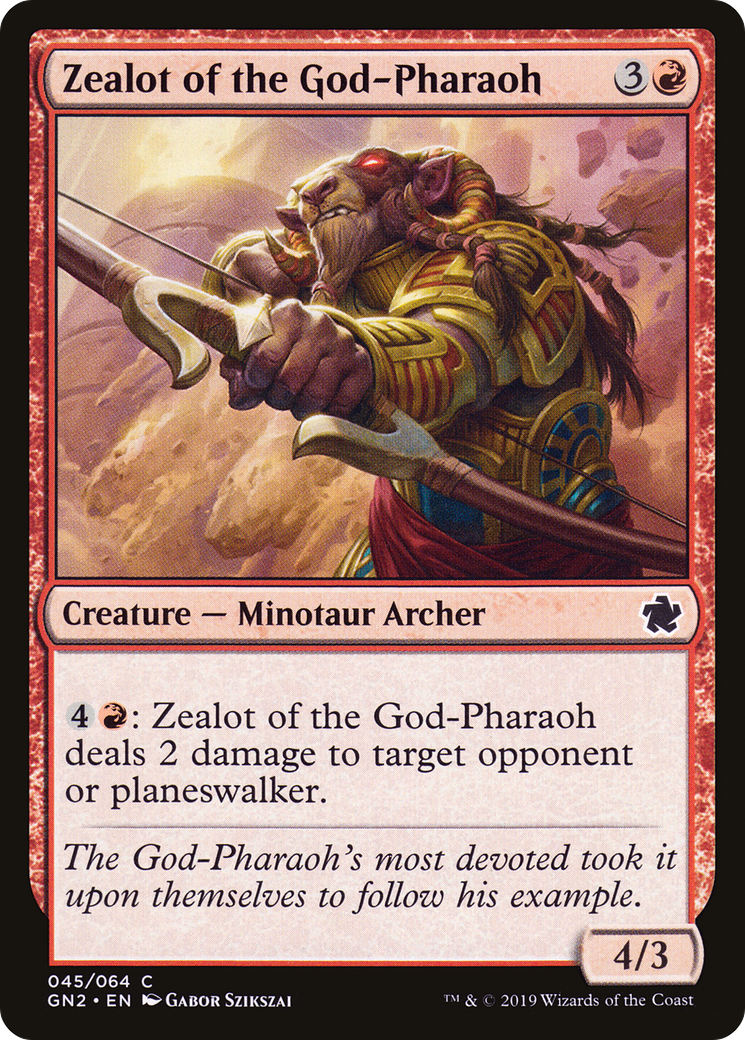 Zealot of the God-Pharaoh (GN2-045) -