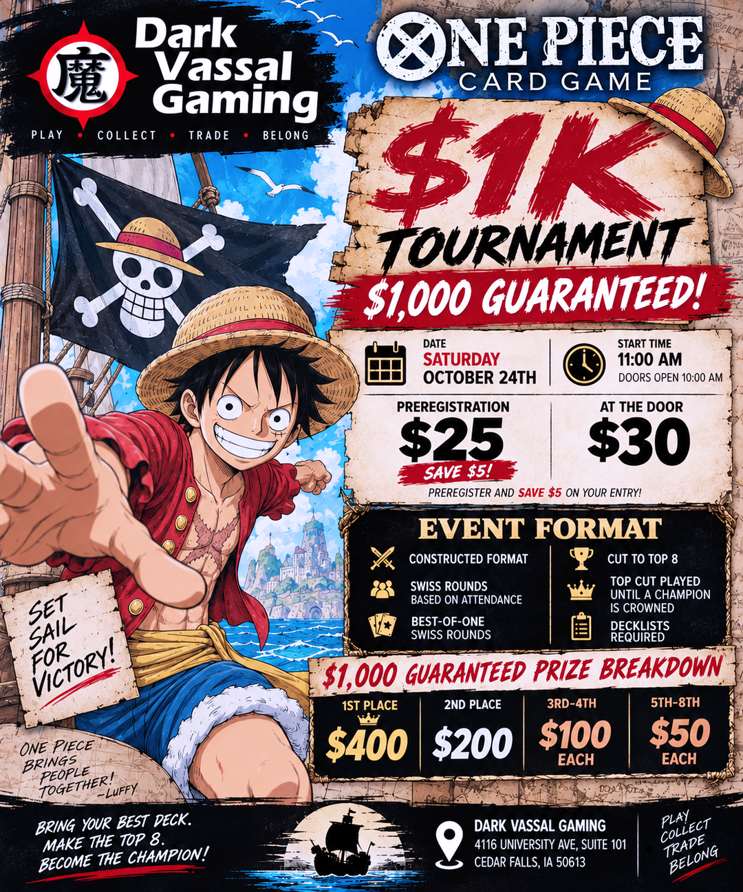One Piece $1K 10/24/26