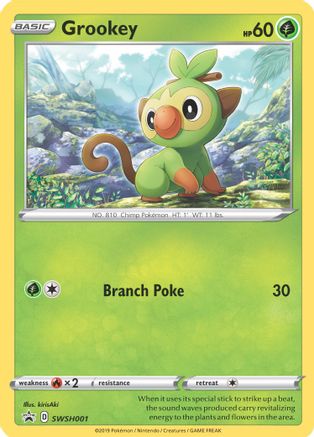 Grookey - SWSH001 SWSH001/307 - Holofoil