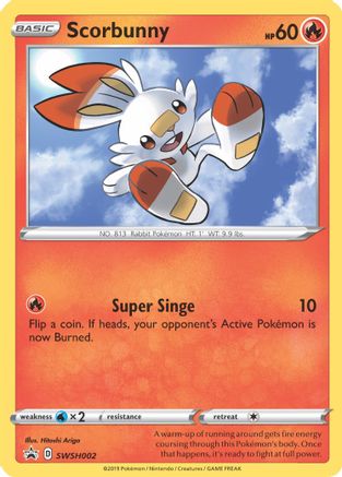 Scorbunny - SWSH002 SWSH002/307 - Holofoil