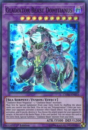 Gladiator Beast Domitianus (CHIM-EN033) - Chaos Impact Unlimited