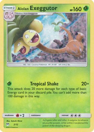 Alolan Exeggutor - 2/12 2/12 - Holofoil