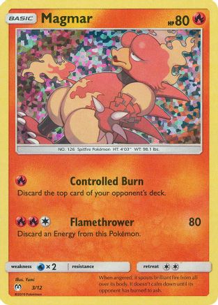 Magmar - 3/12 3/12 - Holofoil