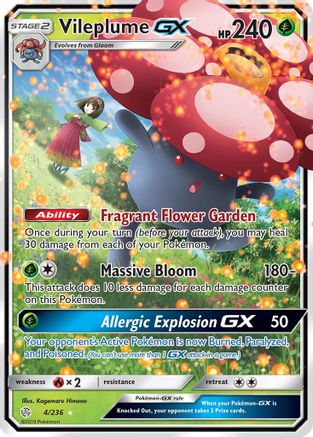 Vileplume GX 4/236 - Holofoil