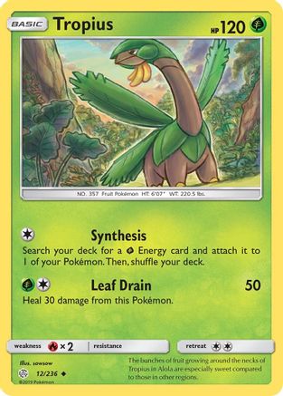 Tropius 12/236 - Reverse Holofoil