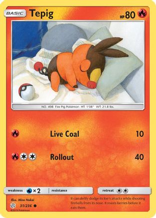 Tepig 31/236 - Reverse Holofoil