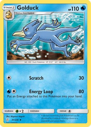 Golduck 41/236 - Reverse Holofoil