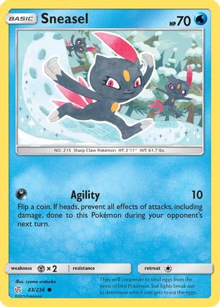 Sneasel 43/236 - Reverse Holofoil