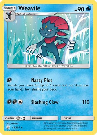 Weavile 44/236 - Reverse Holofoil