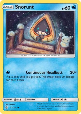 Snorunt 47/236 -