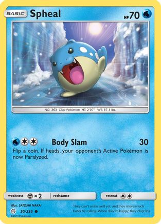 Spheal - 50/236 50/236 - Reverse Holofoil